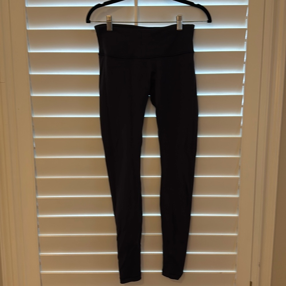 Lululemon low-rise navy long athletic tights